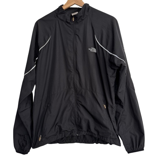 The North Face Flight Series Jacket Men's Black Full Zip Windbreaker Size M Vent - Picture 1 of 7